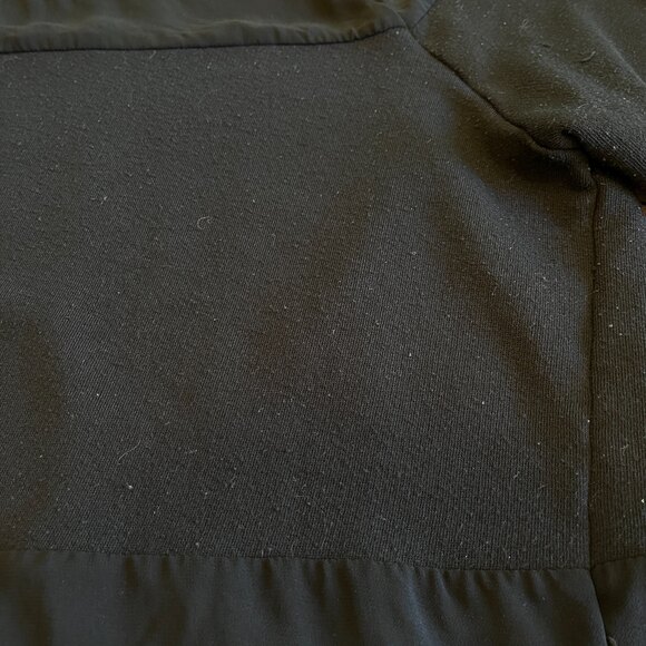 Zara Trafaluc Black Sweatshirt Sheer Panels Medium Basic Lounge Casual - Picture 5 of 7